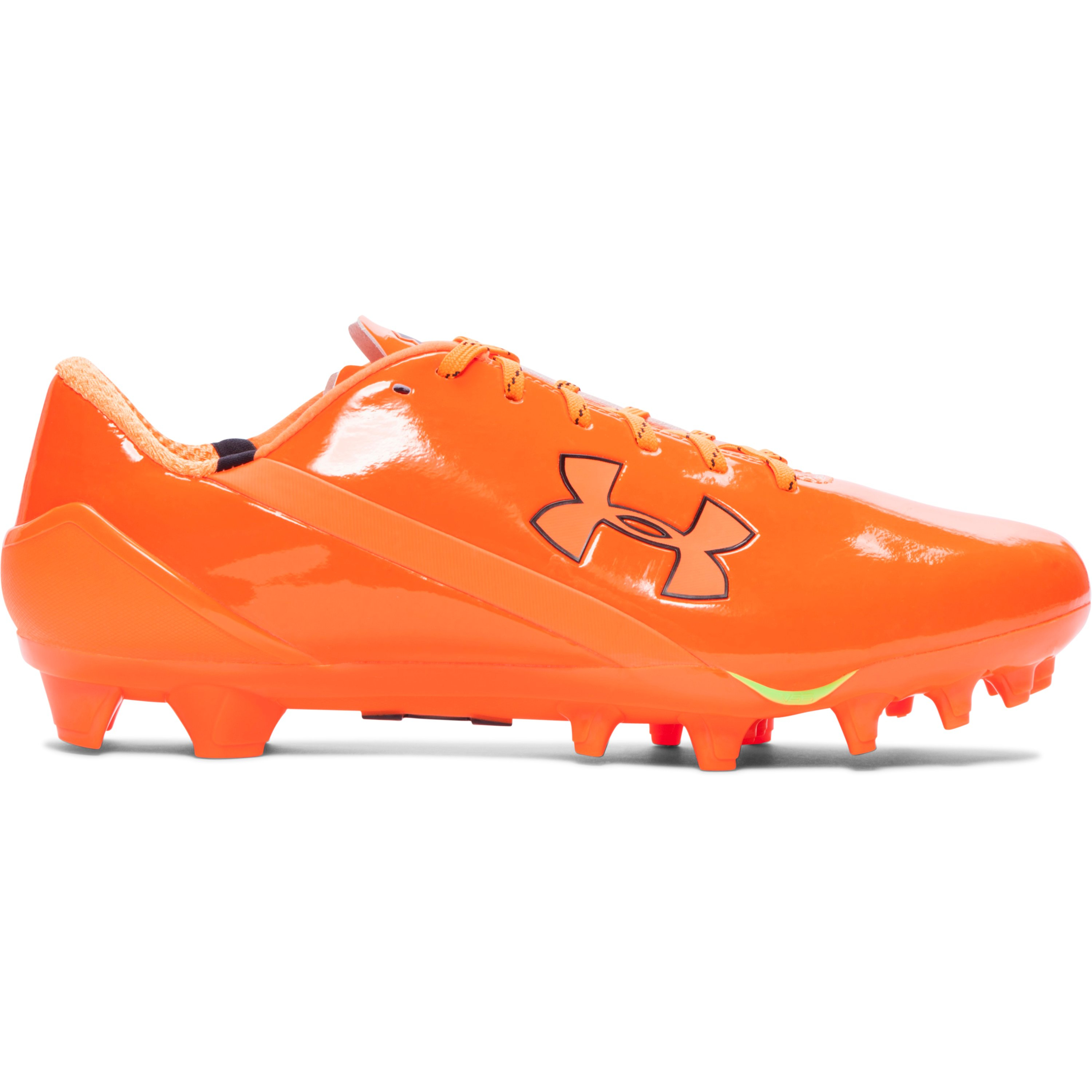 orange mens football cleats